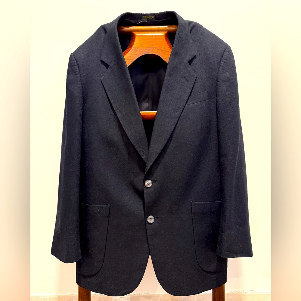 Vintage OSCAR DE LA RENTA linen blazer 40R